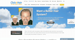 Desktop Screenshot of click4hair.com